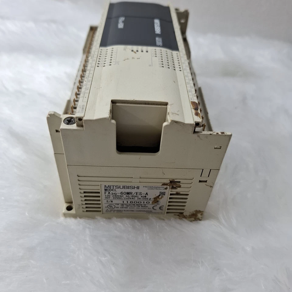 COSMETIC DAMAGED MITSUBISHI FX3G-60MR/ES-A PROGRAMMABLE CONTROLLER FX3G60MRESA